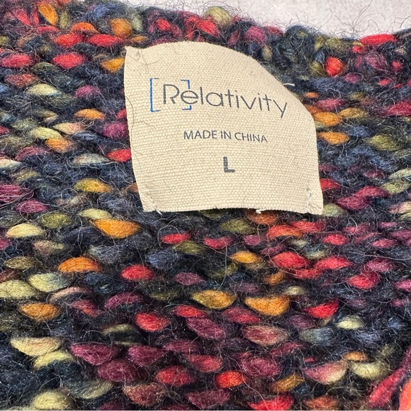 Relativity Multicolor Knit Cardigan - Picture 6 of 8